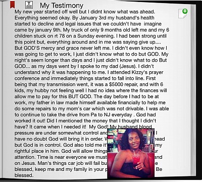 Uraina's Testimony 